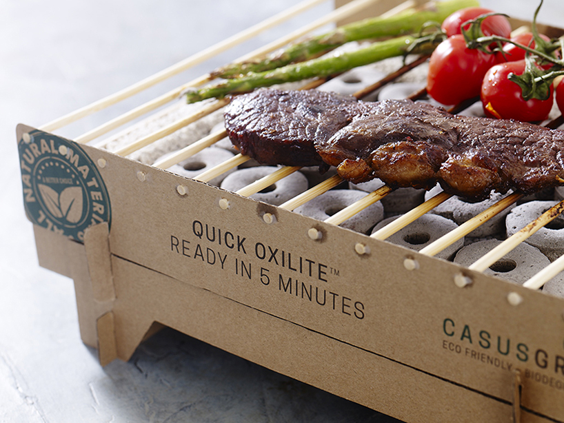 casusgrill is a sustainable and completely disposable instant grill