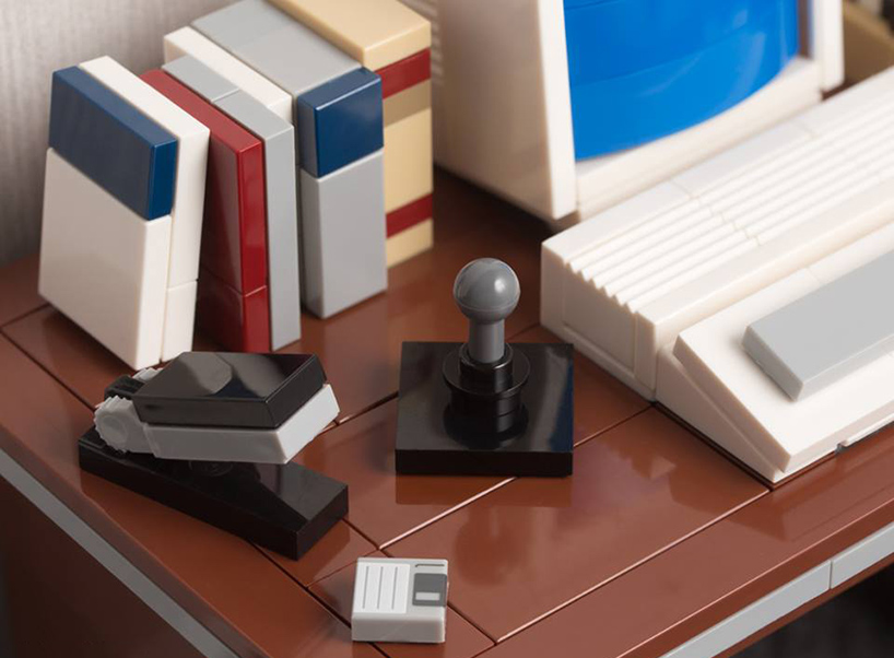 head back to the 80s with chris mcveigh's LEGO retro desk kits