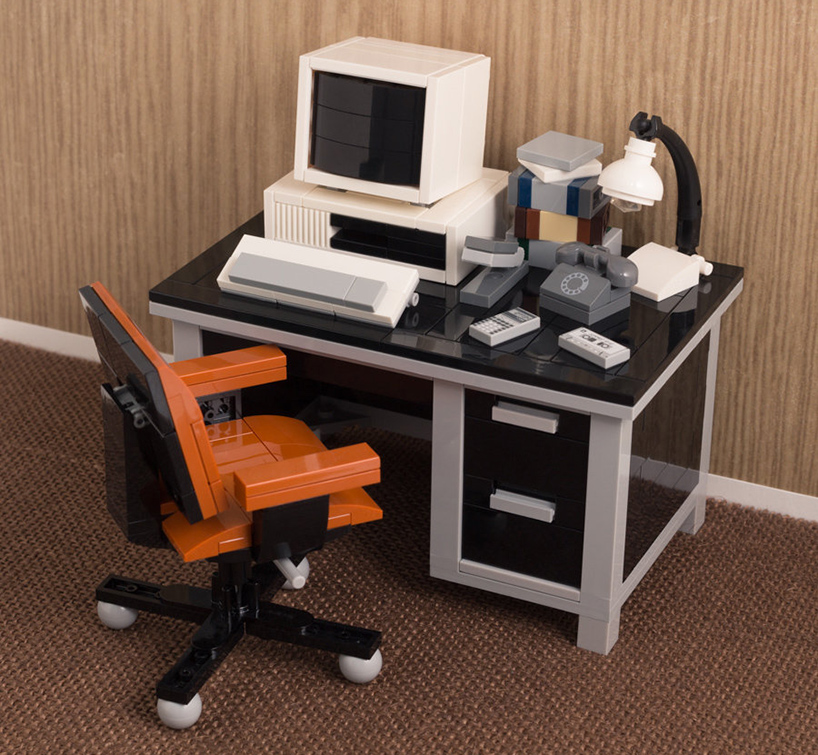 Head Back To The 80s With Chris Mcveigh S Lego Retro Desk Kits