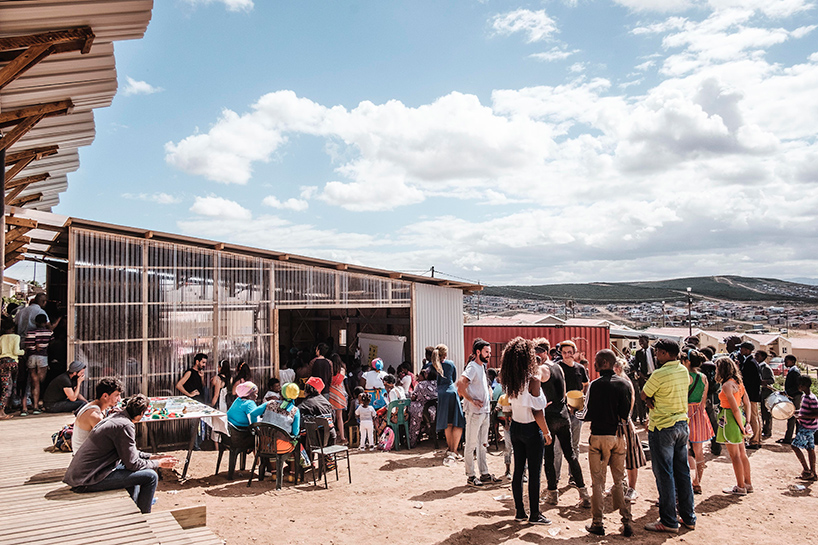 collectif saga collaboratively constructs preschool in south africa using local materials