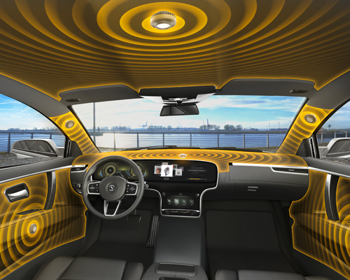 ac2ated sound turns continental plastic interior trim panels into car loudspeakers