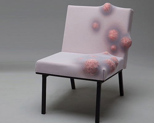 denny priyatna's furniture series reflects the imperfections of the human body