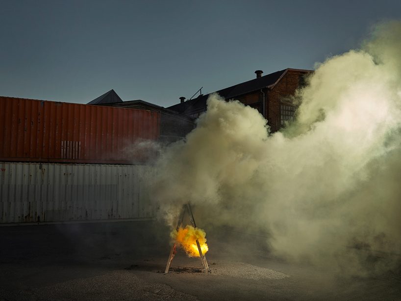 ken hermann and gem fletcher's photographic series goes up in smoke