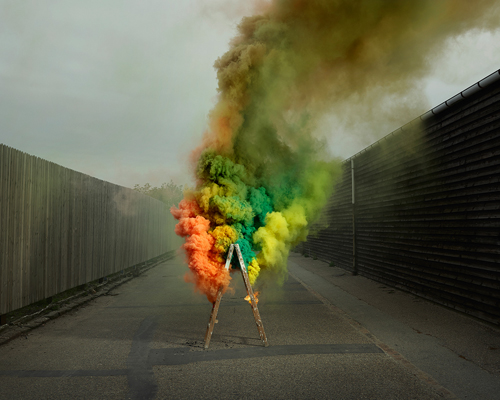 ken hermann and gem fletcher's photographic series goes up in smoke
