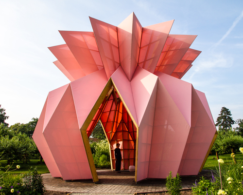 look! look! look! pavilion by studio morison is presented at berrington hall in england