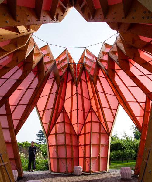 look! look! look! pavilion by studio morison is presented at berrington hall in england