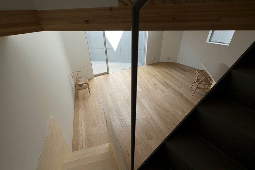 CHOP+ARCHI fits tokyo house in between fork in the road