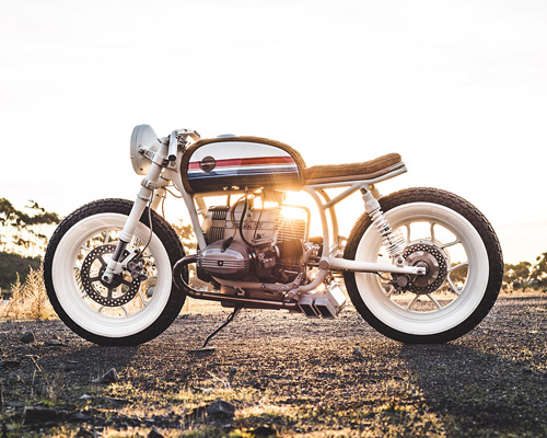hutchbilt custom BMW R80 skyway boardracer motorcycle