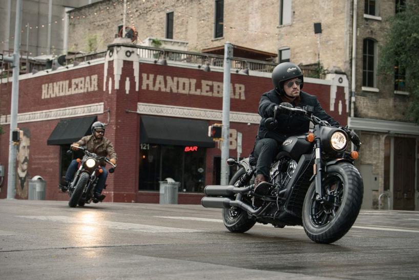 indian motorcycle's scout is a blacked-out street bobber