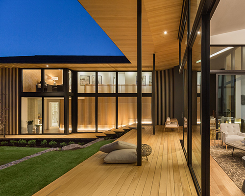 kengo kuma's suteki home in portland encourages year-round outdoor living