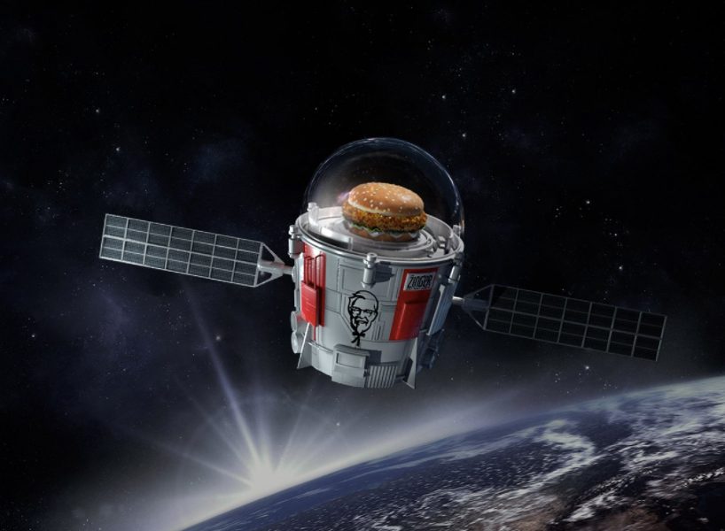 KFC chicken sandwich launched into the stratosphere with