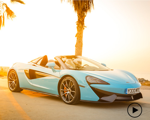 mclaren 570S spider: a convertible supercar without compromises