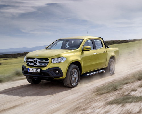 mercedes-benz X-class pick-up truck embodies lifestyle performance & design