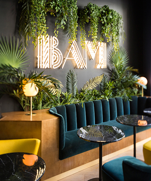 michael malapert designs the BAM karaoke box in paris with a touch of art deco