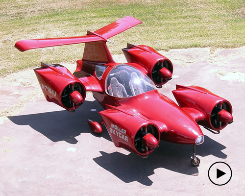 moller M400 skycar VTOL made flying car history (and is now for sale on ebay)