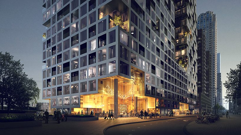 MVRDV to develop mixed-use towers connected by air bridge in rotterdam