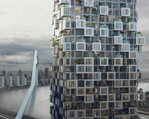 MVRDV to develop mixed-use towers connected by air bridge in rotterdam