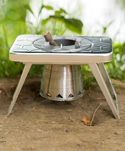 ncamp’s twig-burning stove is made for backpacking