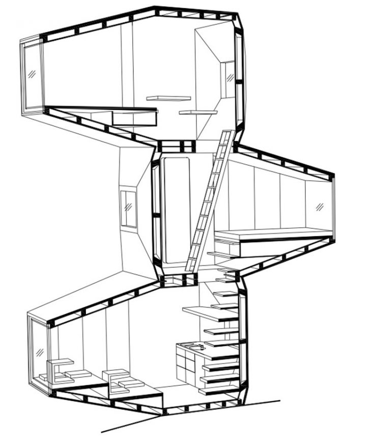 OFIS architects' compact living unit is adaptable to various climate