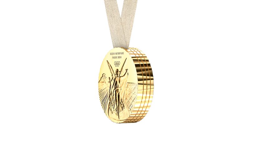 philippe starck's paris 2024 olympic medal is made for sharing