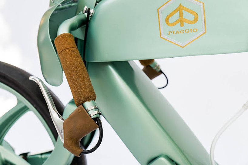 the piaggio ciao racer by OMT garage is a supercharged moped