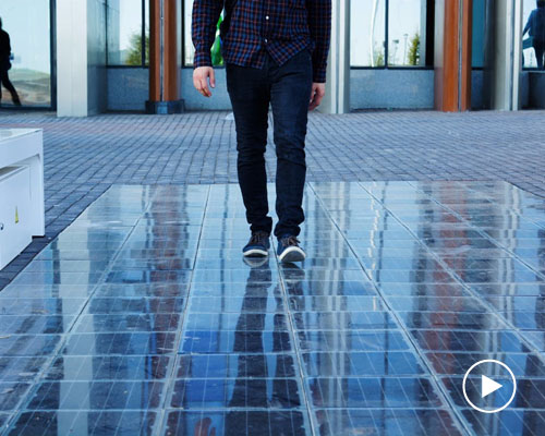platio integrates solar panels to street furniture and pedestrian walkways