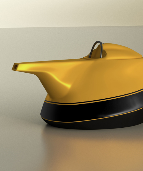 renault celebrates 40th anniversary of formula 1 with yellow teapot tribute