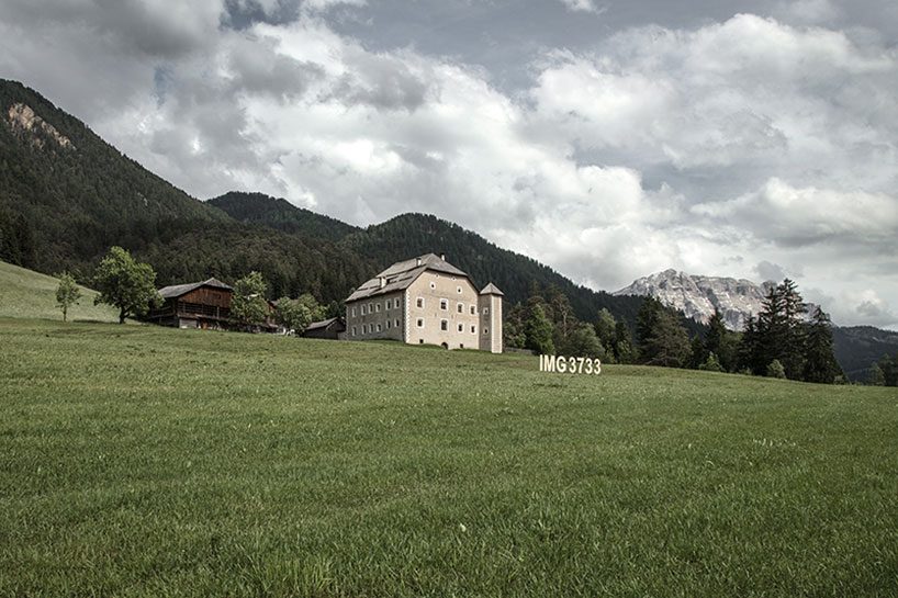 smach's third open space exhibition is set in the mountainous landscape of the dolomites
