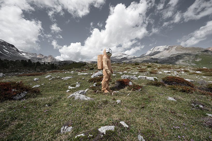 smach's third open space exhibition is set in the mountainous landscape of the dolomites