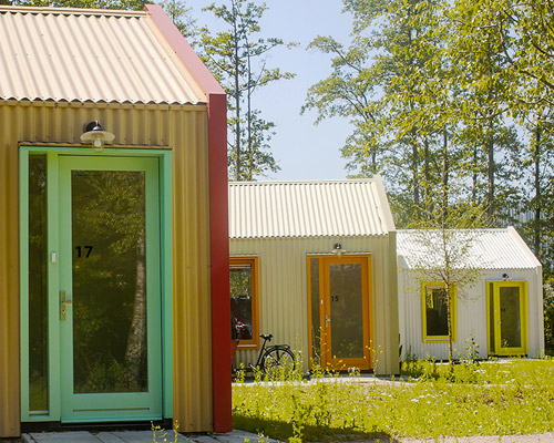 studio elmo vermijs designs skaeve huse on the outskirts of eindhoven in the netherlands