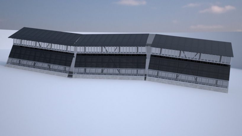 trump solar border wall