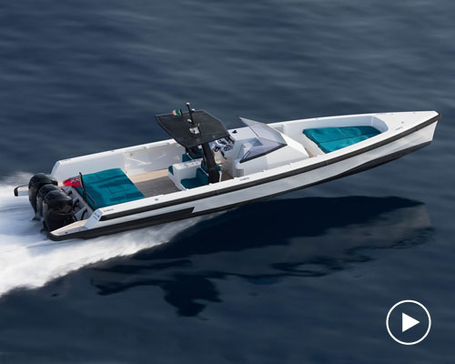the wally tender X is a day cruiser boat crafted for racing