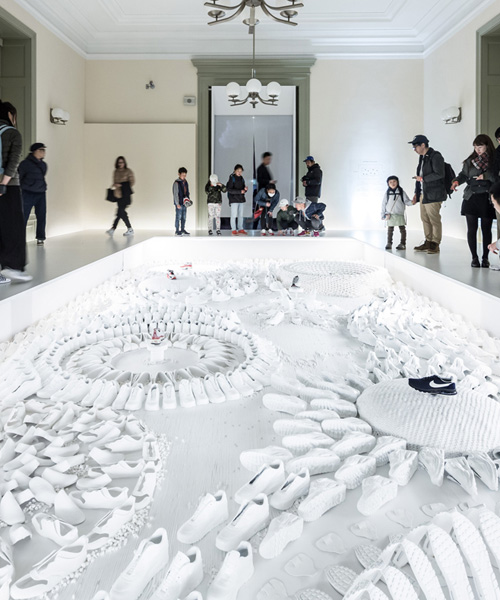 wonderwall celebrates nike’s classic air max 30th anniversary with landscape garden