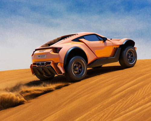 the zarooq sandracer 500GT is an off-road supercar