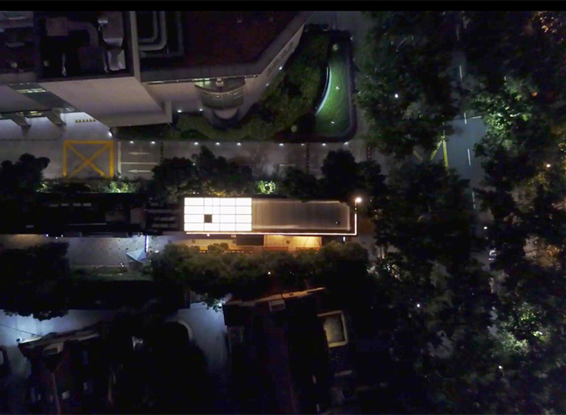 V10 designs the longest bar in shanghai on a secret rooftop