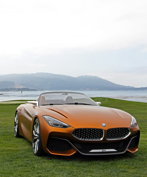 exclusive BMW concept Z4 reveal at concours d'elegance in pebble beach