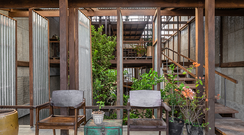 Gorgeous contemporary townhouse with tropical vibes in Vietnam by Nishizawa  Architects - PLAIN Magazine