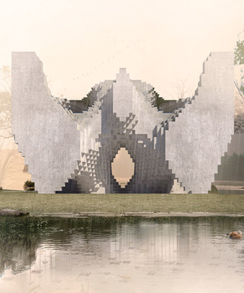 NUDES' eco-machine integrates housing components and nature to improve the quality of life
