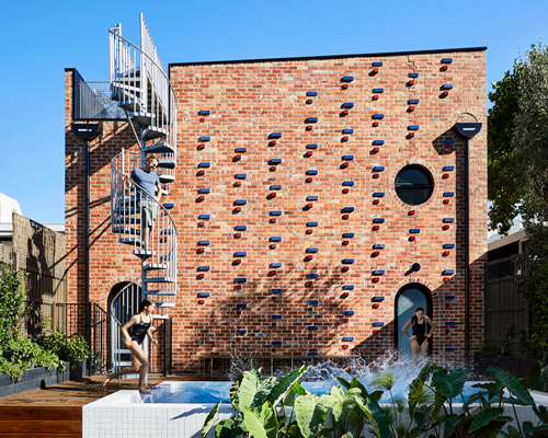 austin maynard transforms unused lot into compact 'brickface' house in melbourne