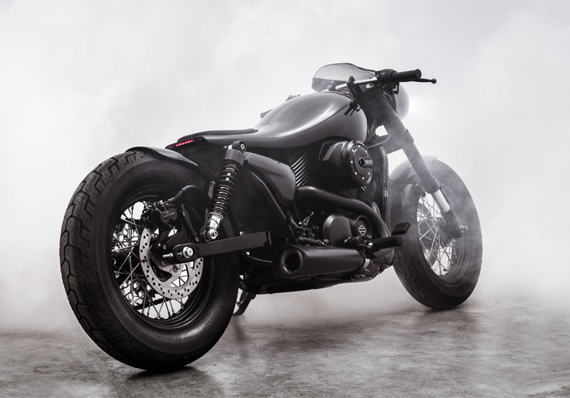 bandit9 dark side motorcycle blends the dark, dramatic and beautiful