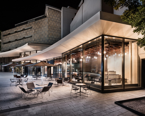 stuttgart welcomes dittel architekten's copper-clad whiskey bar