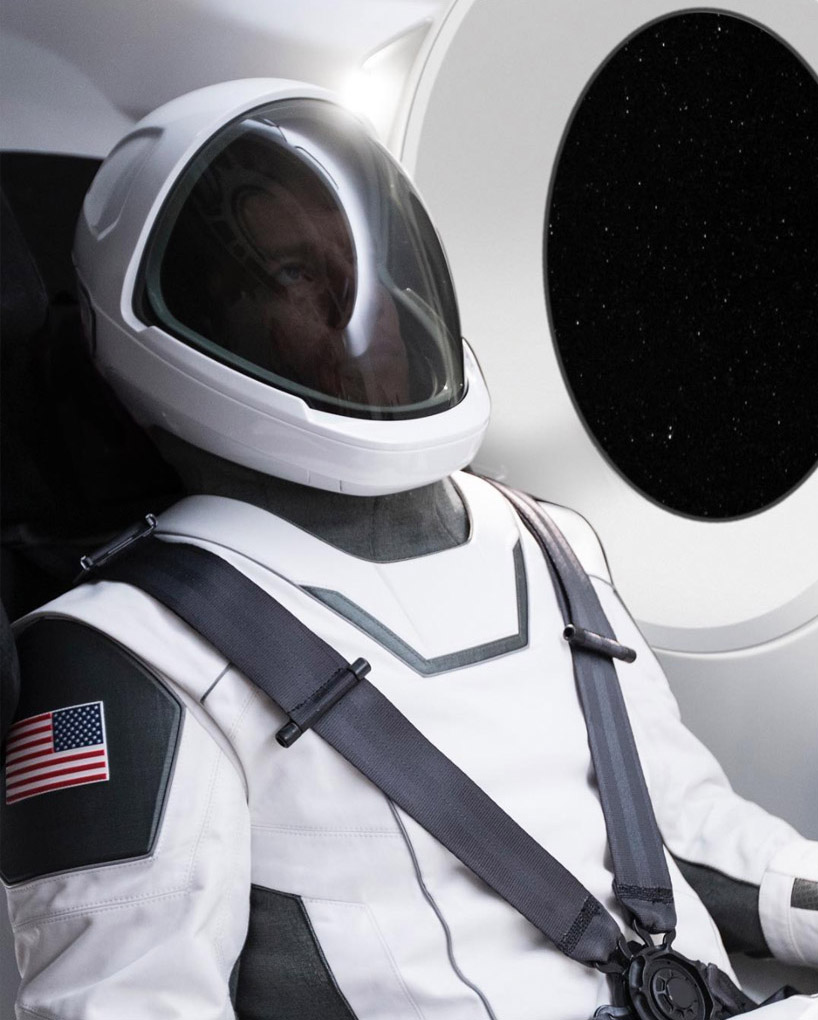 elon musk reveals first image of working spaceX space suit