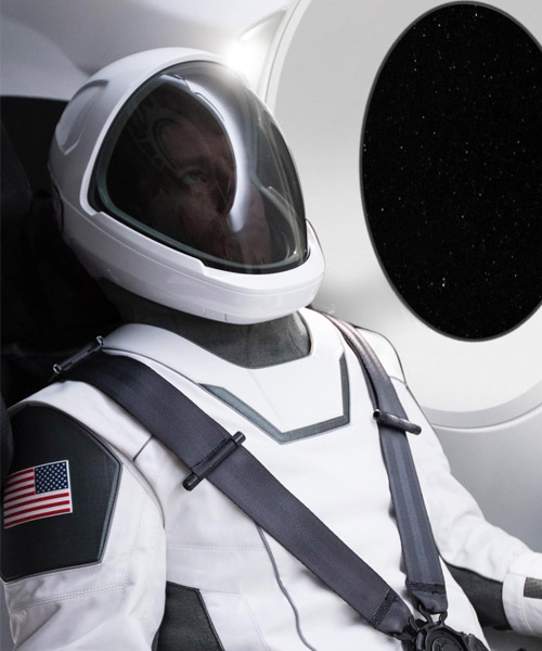 elon musk reveals first image of working spaceX space suit
