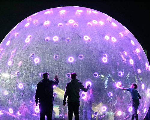 ENESS is bringing its giant sonic light bubble to roppongi art night in tokyo
