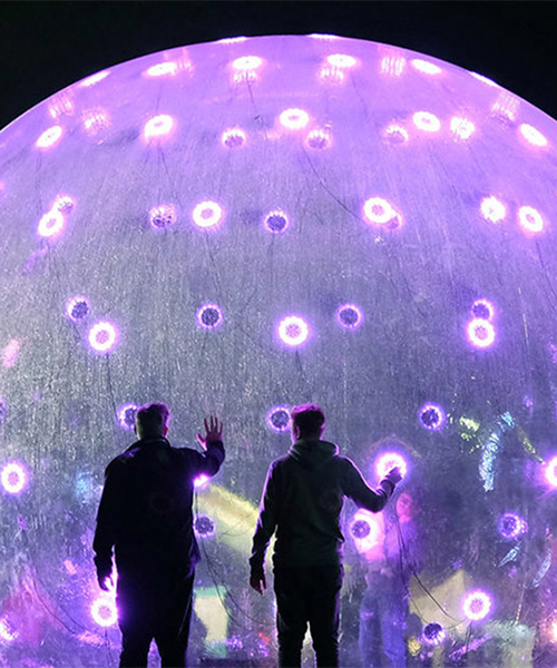 ENESS is bringing its giant sonic light bubble to roppongi art night in tokyo