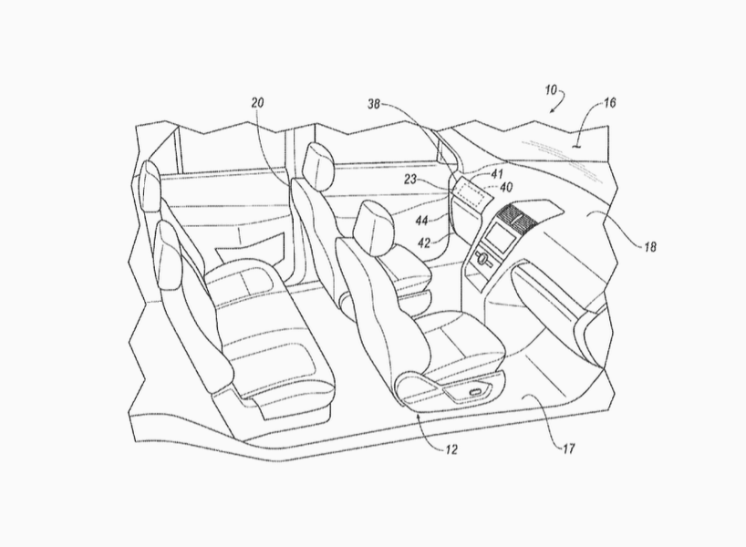 ford patent removable steering wheel
