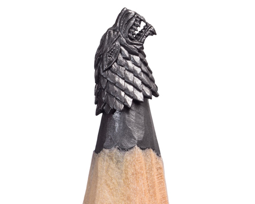 salavat fidai carves intricate 'game of thrones' figures on pencil tips