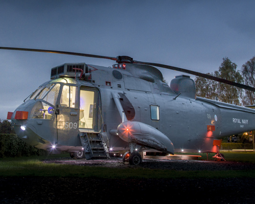 helicopter hotel offers luxury aircraft accommodation