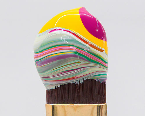 summertime swoon: swirling 'ice cream' paint brushes by josé lourenço