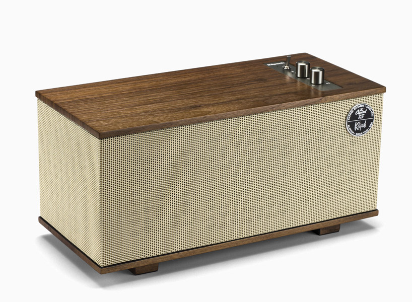 retro-influenced klipsch and capitol records' special edition speaker